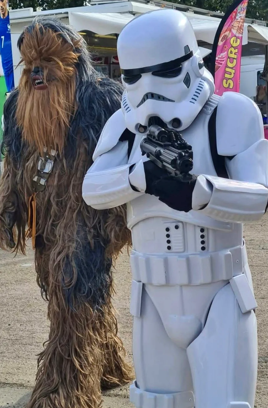 Chewbacca et Stormtrooper