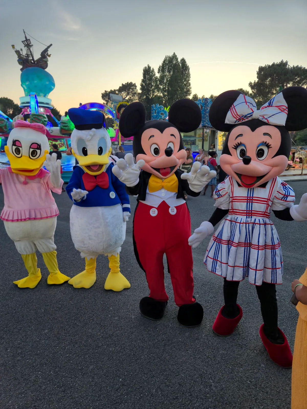 Parade Mickey Minnie Donald Daisy